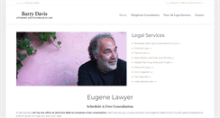 Desktop Screenshot of barrydavislaw.com